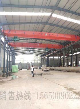 齐河县销售5吨型单梁起重机小型单葫芦仓库电厂车间悬挂单梁航吊