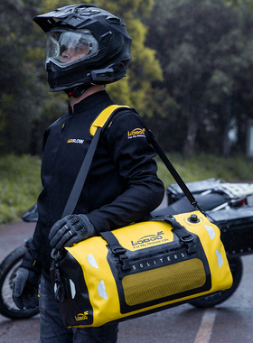 LOBOO萝卜摩托车后座包防水包 骑士摩旅装备骑行后尾包行李包驮包