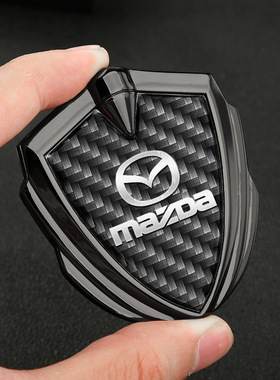 马自达专用金属3D汽车车贴车标装饰用品改装爆改CX4昂克赛拉CX5 3