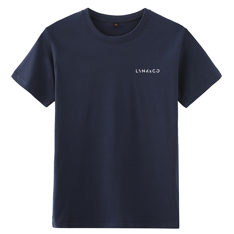 夏季吉利领克工作服短袖T恤男女汽车4S店销售维修工衣定制印logo