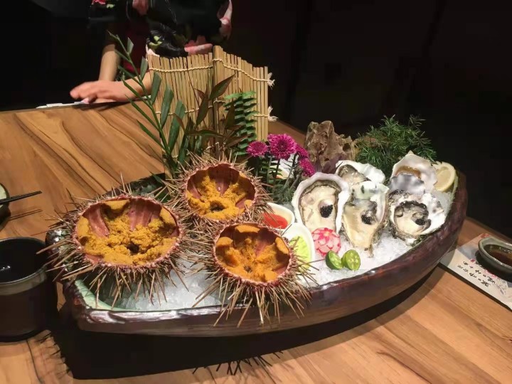 新中日式料理陶瓷餐具超大号船型刺身盘海鲜资造盘自助海鲜展示盘