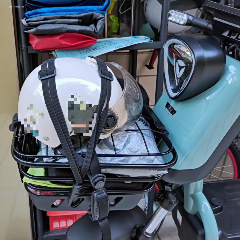 女装电动踏板摩托车头盔网油箱网罩网兜杂物行李网捆绑带弹力绳子