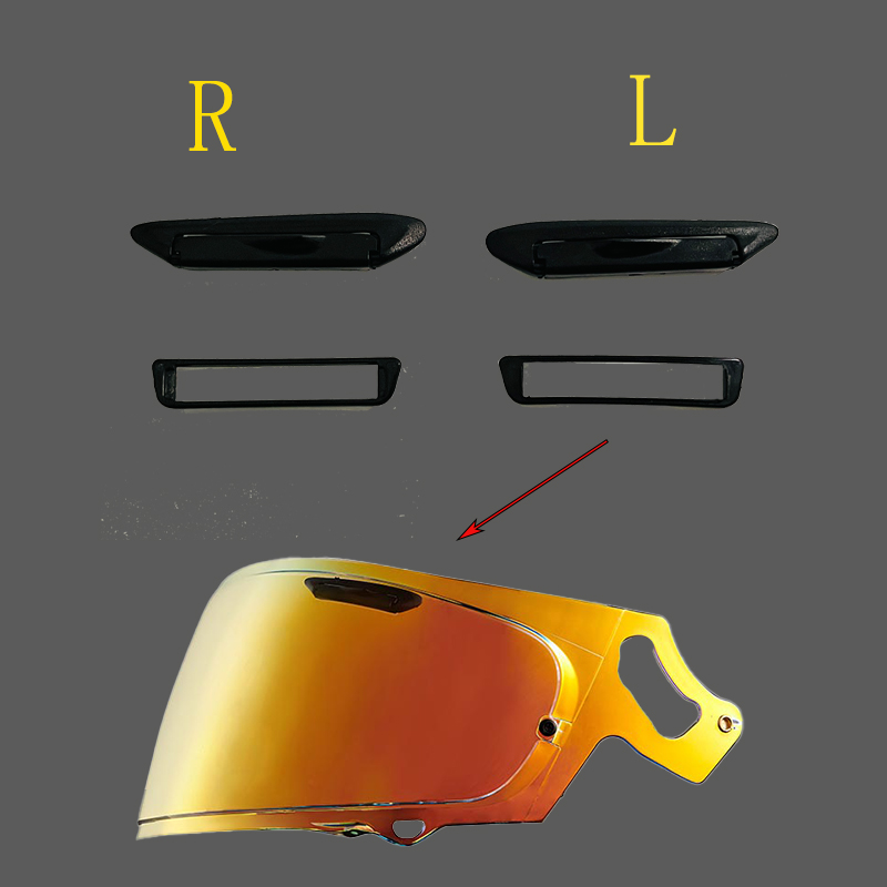 恩奇都镜片 适用于Arai全盔越野头盔rx7x xd gx cross 风道配件