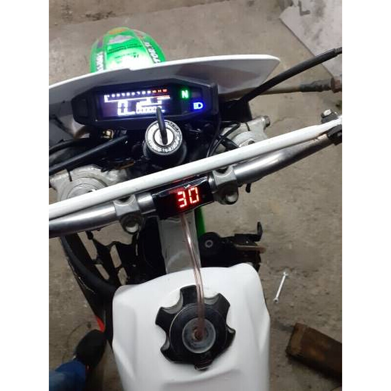 通用越野车改装迷你液晶数字摩托车仪表速度表数字转速表时速表