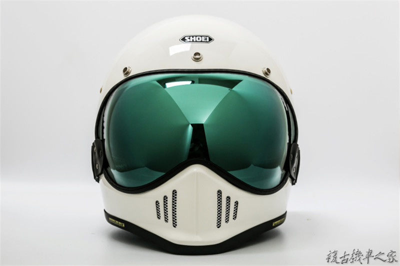 台湾进口 Shoei zero bell moto3复古摩托车头盔镜片挡风玻璃面罩