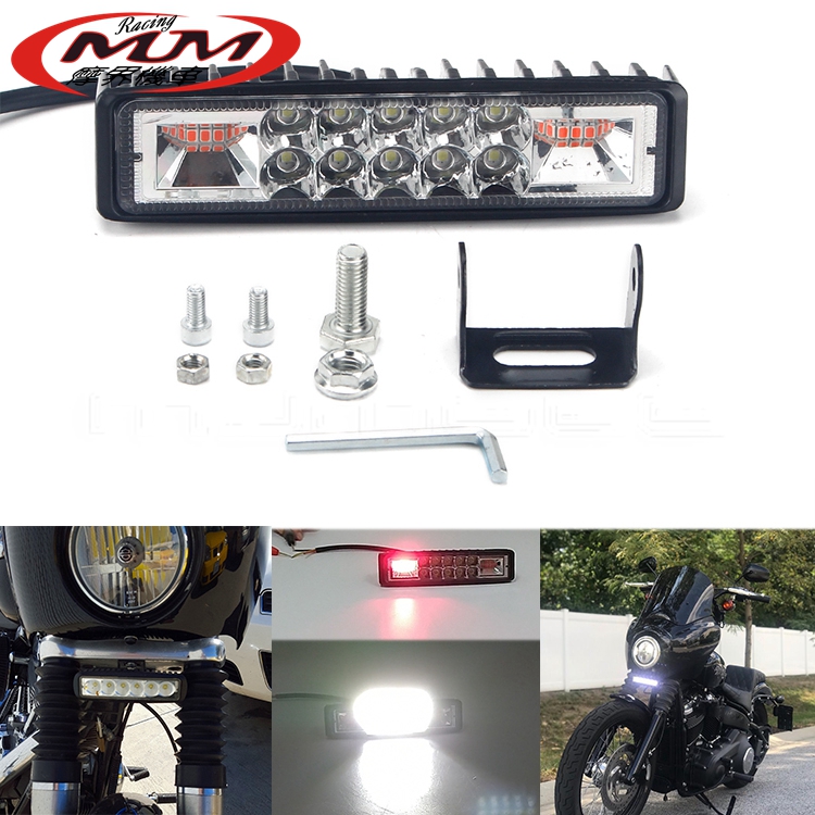 摩托车ATV汽车卡车SUV越野车改装配件16颗LED 12V/24V超强光射灯