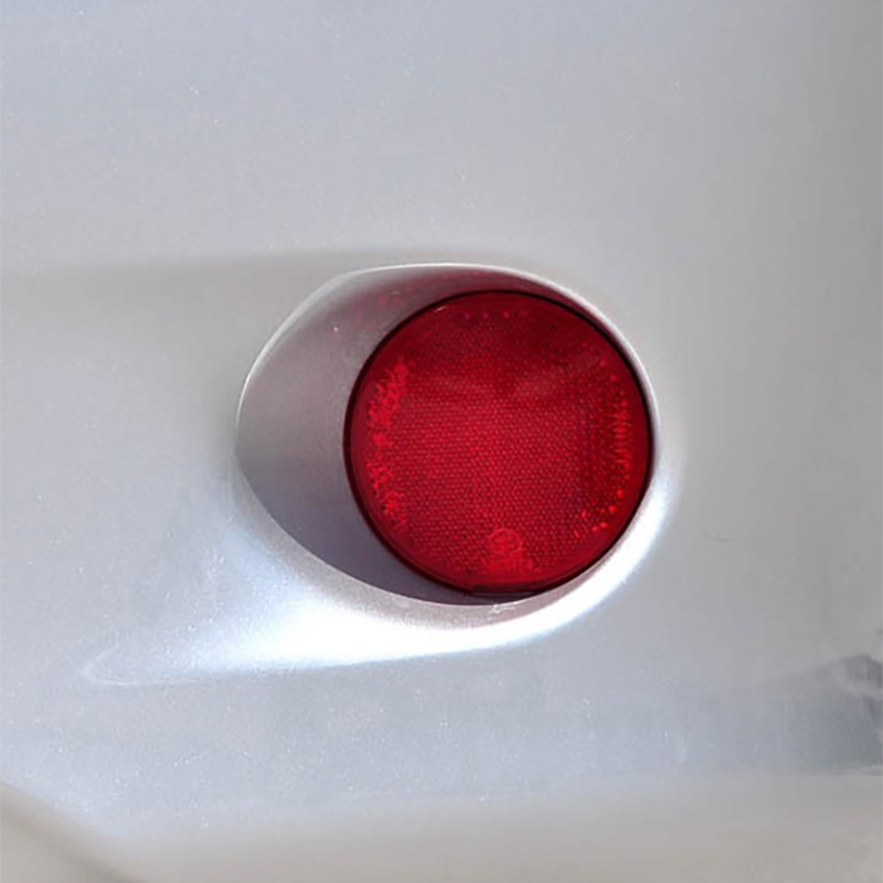 适用丰田卡罗拉2007~2009年款后保险杠雾灯装饰假灯红色反光条片