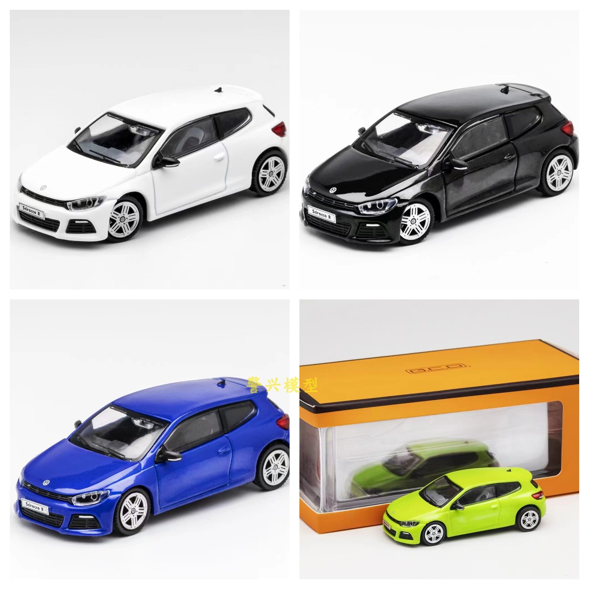 GCD1:64大众Volkswagen尚酷scirocco轿车跑车合金模型生日礼物