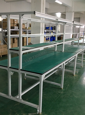 铝合金防静电工作台车间型材操作台装配流水线生产线检验打包桌子