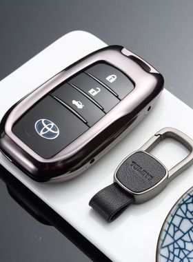 2019款丰田汉兰达专用真皮钥匙套18款新汉兰达7座车钥匙包扣智能