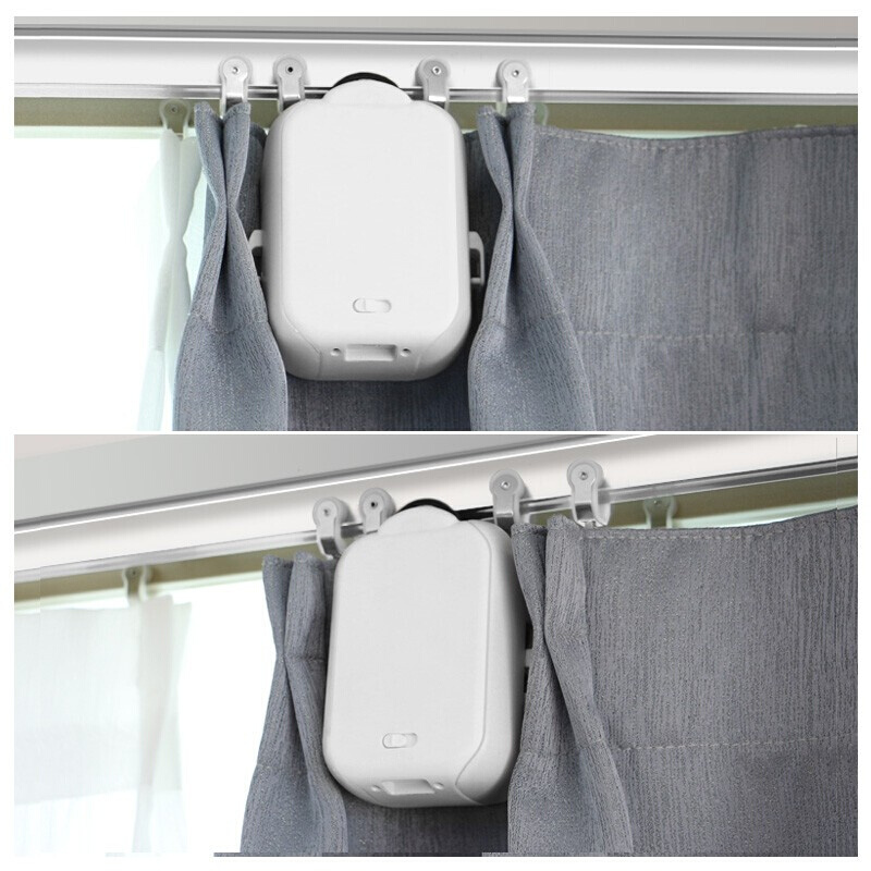 智能电动窗帘改装自动窗帘机器人免轨道安装手机遥控控制窗帘助理