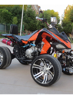 250cc大火星沙滩车 四轮越野摩托车 全地形14寸扁平轮胎前后碟刹