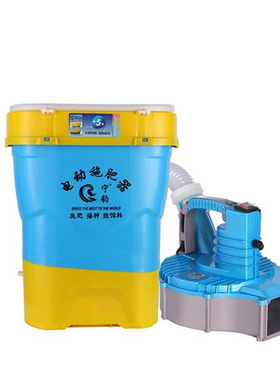 撒化肥机背负式电动施肥器农用全自动撒肥机配件大全养小龙虾神器