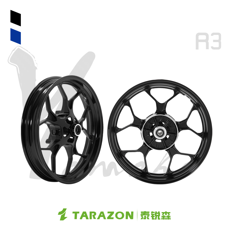 TARAZON适配雅马哈YZF-R3前后铸造轮毂摩托车MT03钢轮圈组