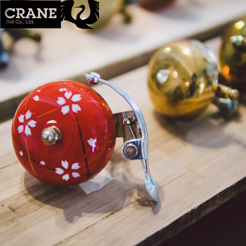 Crane Bell SUZE 手绘和风自行车铃铛超响通用日本复古老式车铃