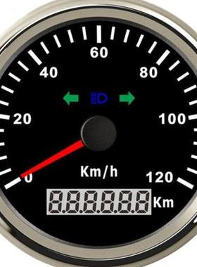 汽车速度表速比可调接原车传感器摩托货车通用带灯改装里程表码表