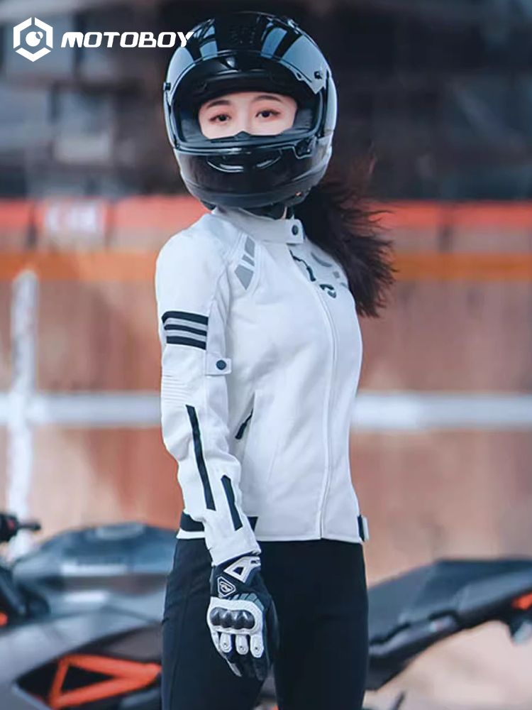 夏季骑行服女款motoboy摩托车机车服防雨防风四季通用套装外套