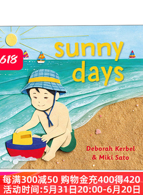 英文原版 Sunny Days Weather Days #2 天气日系列2 晴天 3-6岁儿童季节启蒙认知精装绘本 Deborah Kerbel 英文版 进口英语书籍