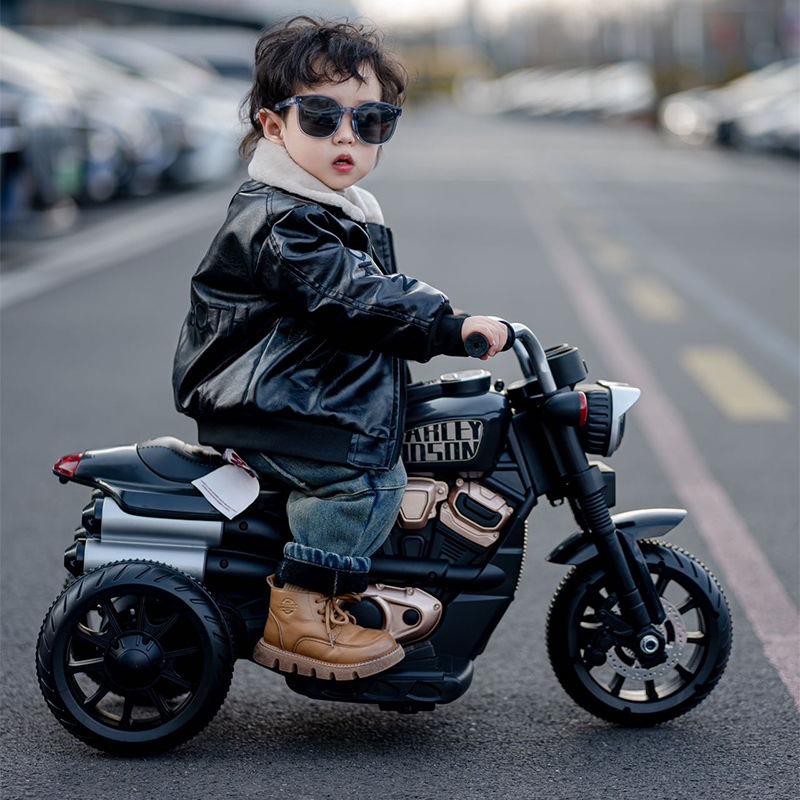 儿童电动女孩玩具摩托车三轮车玩具车男女小孩电瓶车充电遥控宝宝