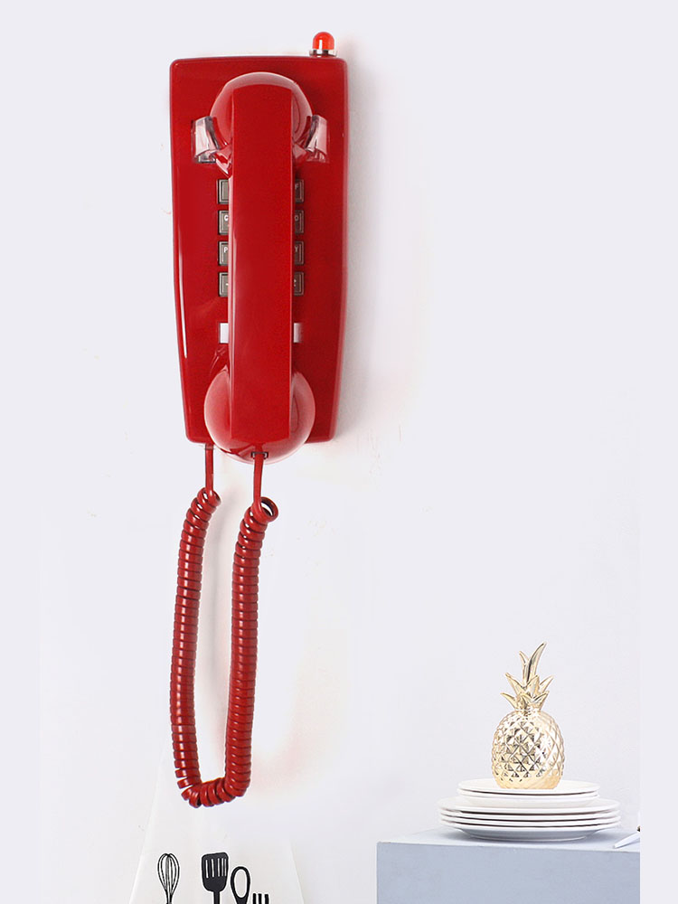 比特金属铃声老式复古壁挂式古董可挂浴室家用固定创意仿古电话机