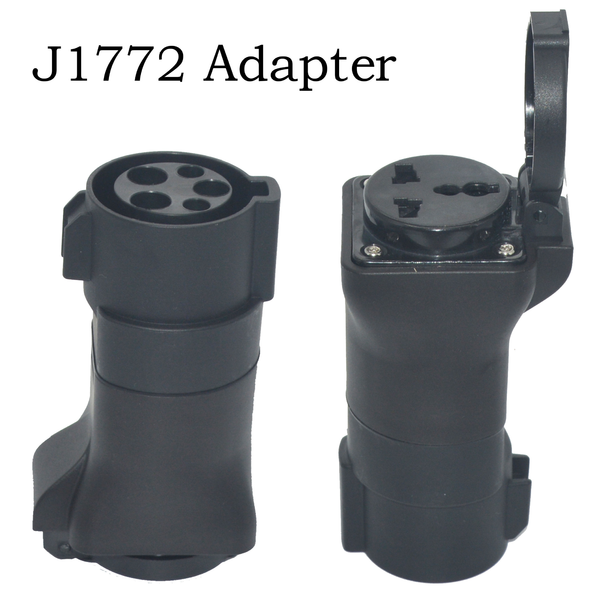 美标J1772取电转接头放电转换头Type1美规插座16A房车摩托机车
