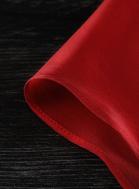 真丝红领巾标准小学生丝绸薄款夏天绸缎红领巾大号桑蚕丝R缎面夏