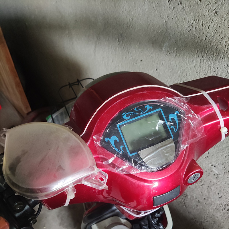 电动车摩托车里程表外壳配件 T60透明仪表壳 踏板车码表罩上盖