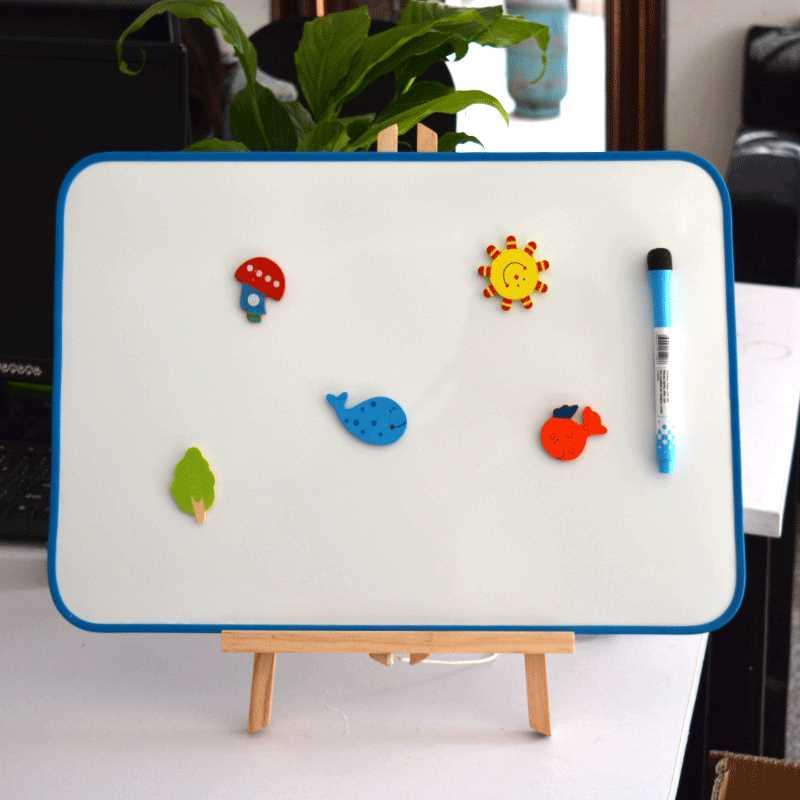 儿童画画板磁性双面写字板宝宝玩具绘画涂鸦可擦小白板挂式支架式