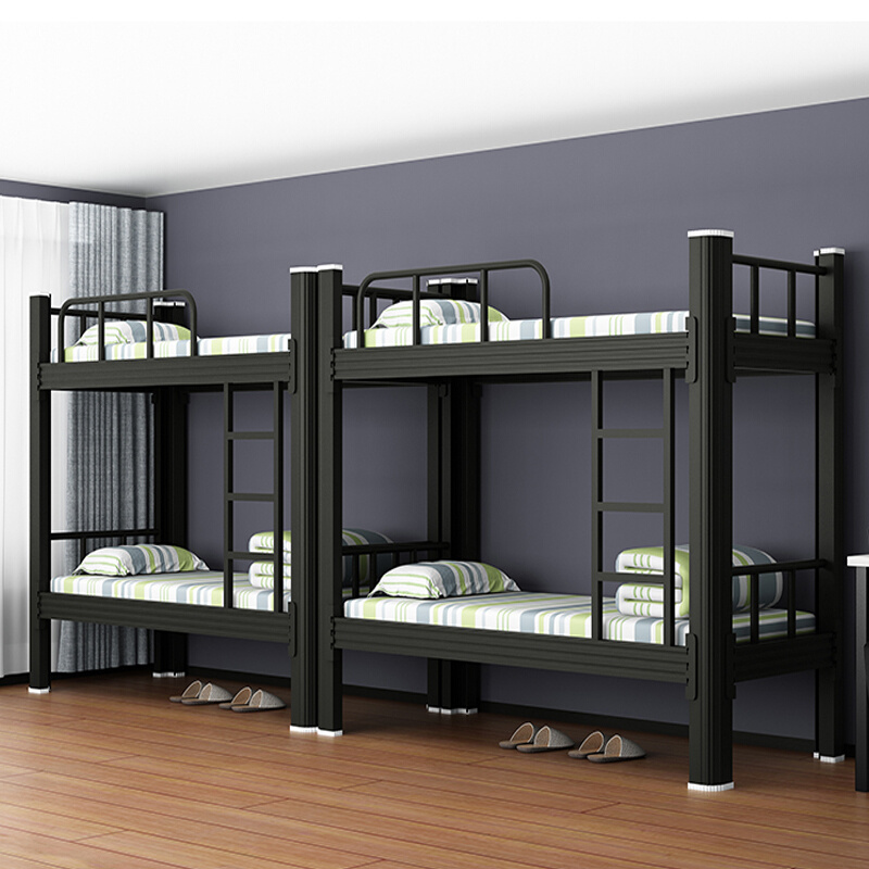 新款抚顺市加厚上下铺铁床高低床员工宿舍双层床校用寝室钢制床型