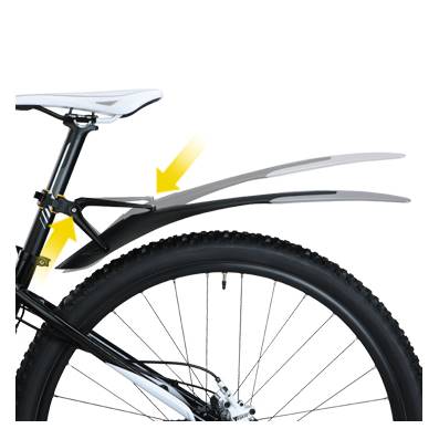 Topeak山地车自行车挡泥板快拆可调节单车泥除套装配件骑行装备