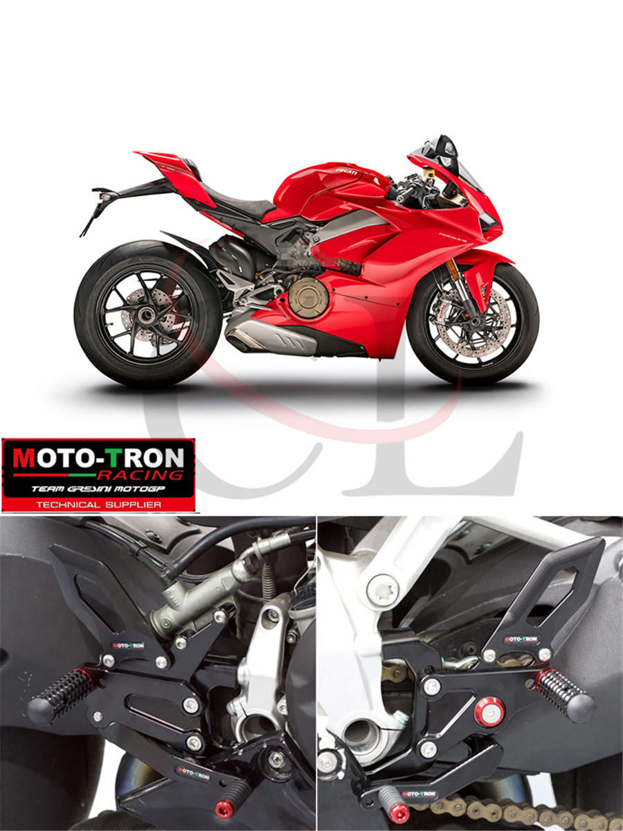 MOTO-TRON适用杜卡迪 Ducati V2/959/899/1199/1299 改装升高脚踏