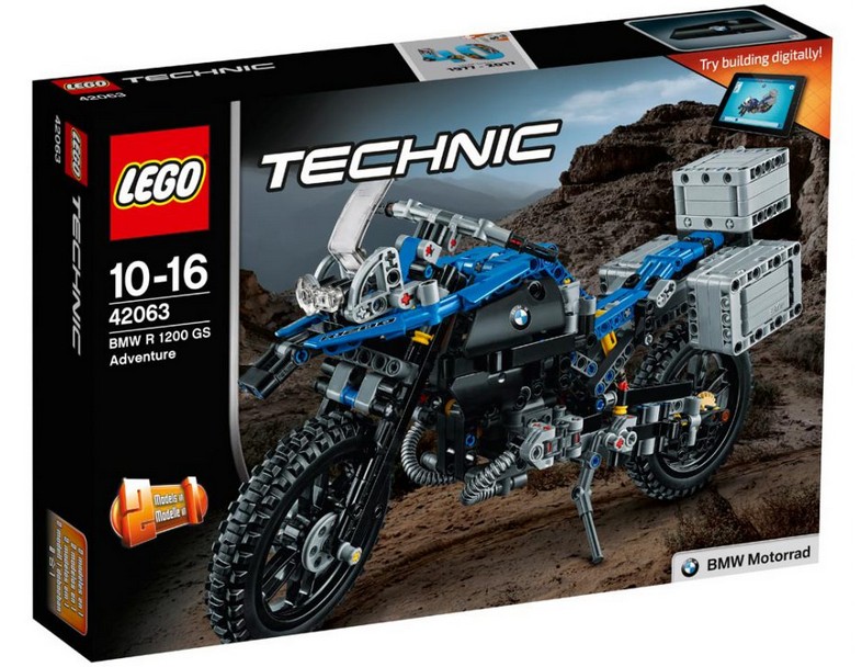 乐高LEGO 42063 科技系列 宝马摩托车R1200 GS 智力2017款玩具