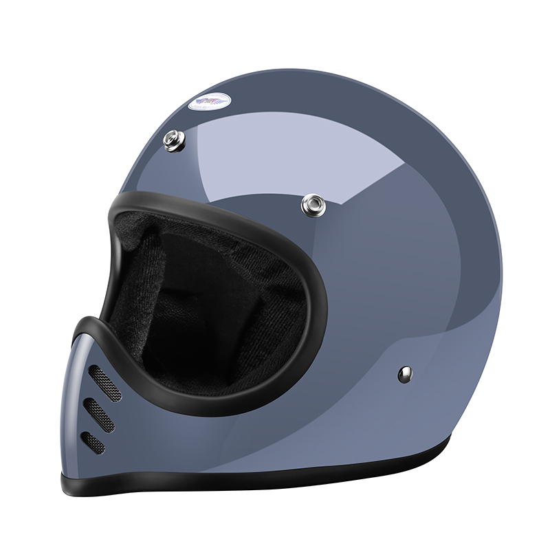 AMZ日式小盔体玻璃钢头盔mini moto3复古经典男女小壳体踏板全盔