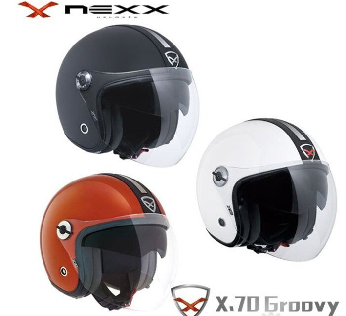 现货正品X NEXX X70复古哈雷摩托车头盔时尚vespa踏板电动3/4半盔