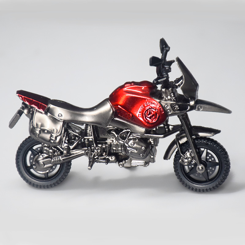 绝地求生吃鸡游戏周边 12cm两轮摩托车 载具金属模型 玩具摆件