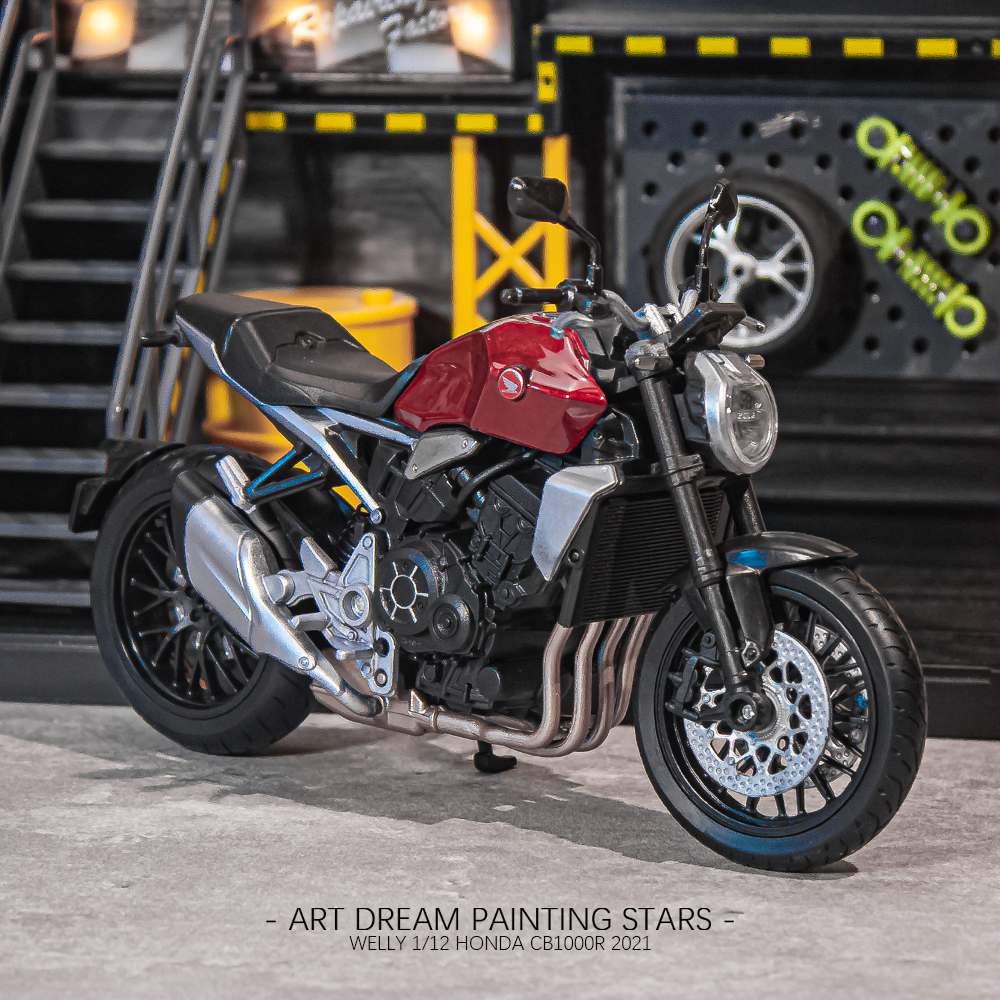 1/12 本田CB1000R 机车模型威利正版摩托车玩具摆件男女生日礼物