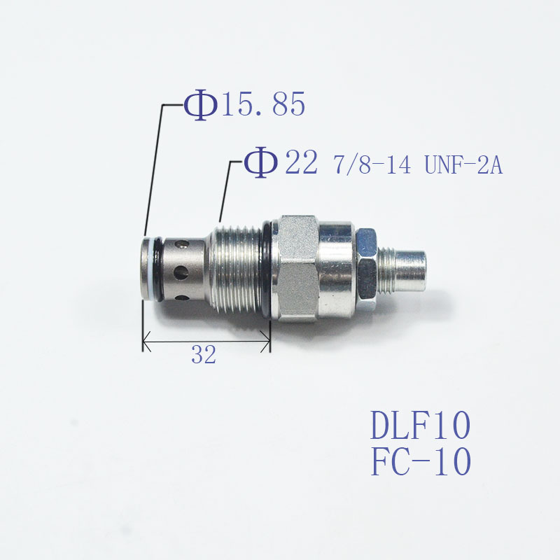 特价供应螺纹插装单向节流阀DLF10-00调节流量截止阀芯