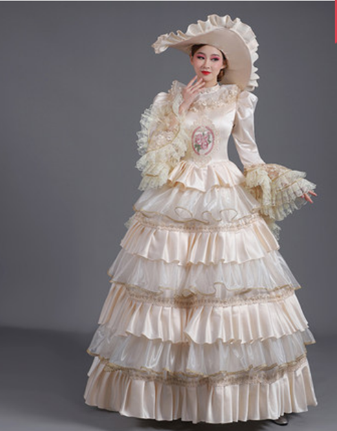 出租欧洲古典服饰茜茜公主裙洛可可风19世纪法国城堡古堡公主礼服