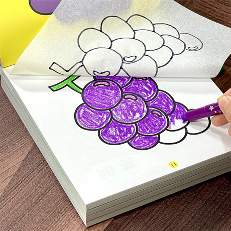 儿童蒙纸学画简笔画2-5岁宝宝涂色教程美术教材书幼儿园绘画画本6