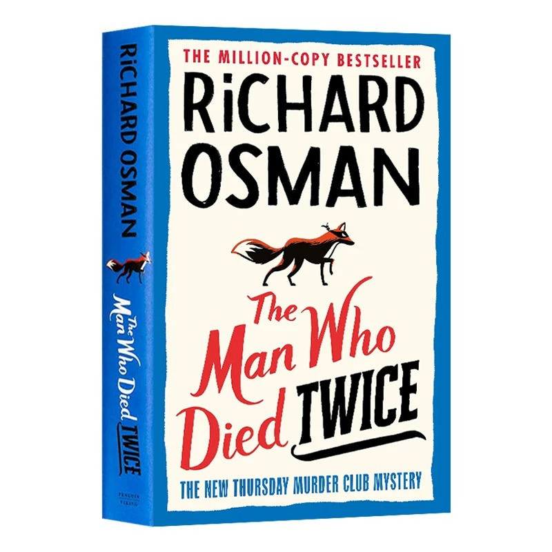 现货 英文原版  死两次的男人 The Man Who Died Twice  Richard Osman  周四推理俱乐部系列第二部 纽约时报 星期日泰晤士报畅销