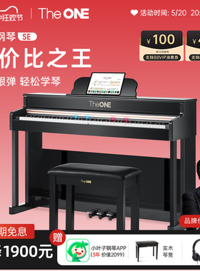 郎朗代言TheONE电钢琴家用88键重锤立式专业初学者儿童电子琴SE