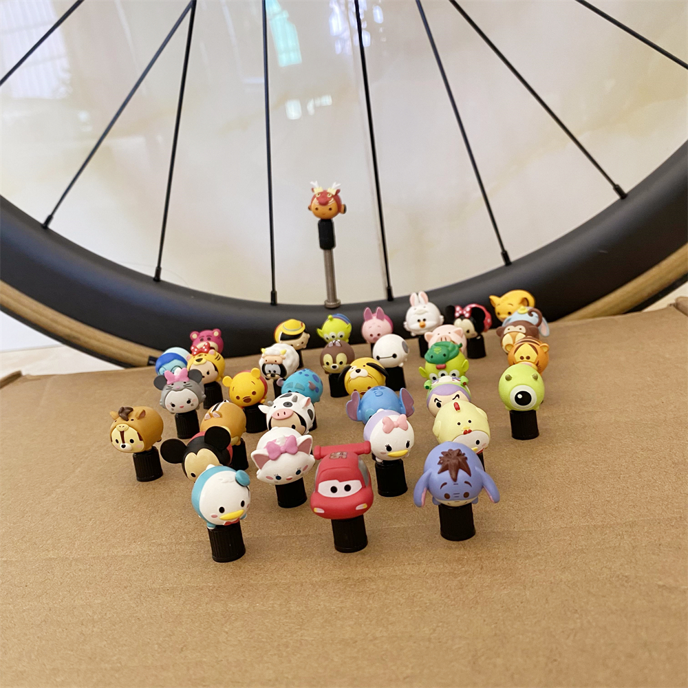 迪士尼自行车装饰气门芯帽嘴盖公路山地自行车玩偶摩托儿童车汽车