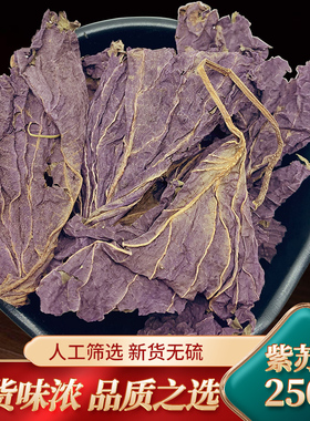 新鲜紫苏叶 农家天然苏子叶250g干货泡茶食用烧龙虾鱼虾蟹去腥