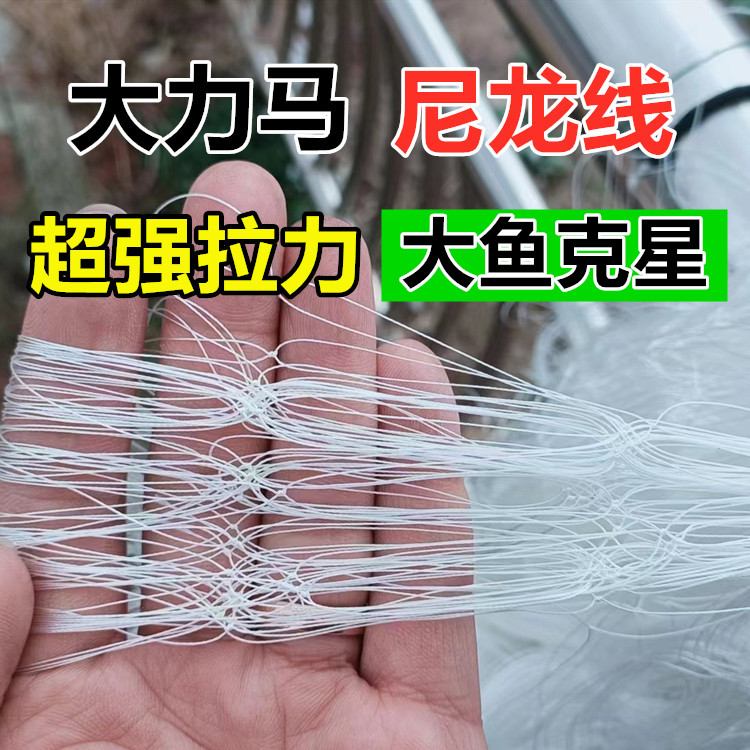 【大鱼克星】大力马尼龙线三层渔网粘网沾网加粗大鱼网捕鱼网挂网