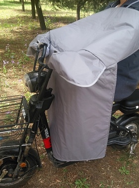 电瓶摩托电动车挡风被夏天季节男女防晒遮阳罩防雨水连体通用薄款