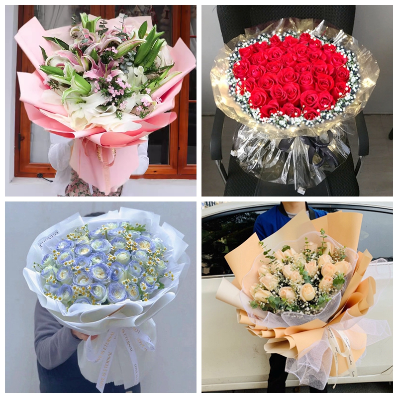 深圳光明新区公明龙华街道鲜花同城配送生日老婆朋友百合红玫瑰