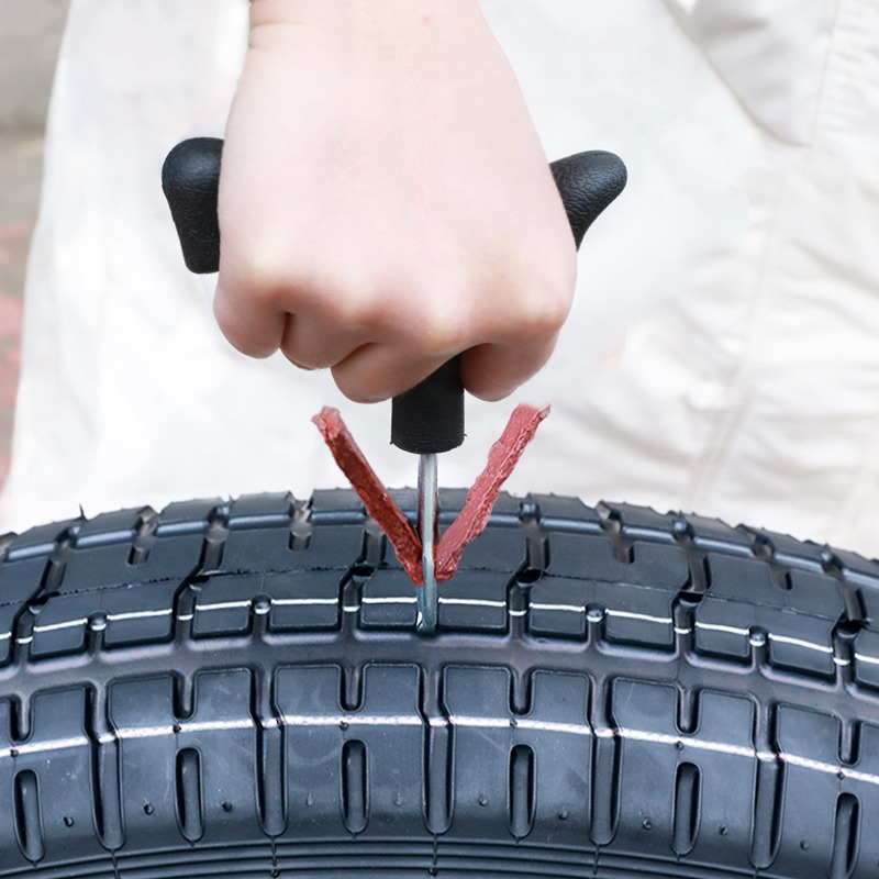 汽车补胎工具套装真空轮胎摩托车电动车专用应急胶条快速补胎工具