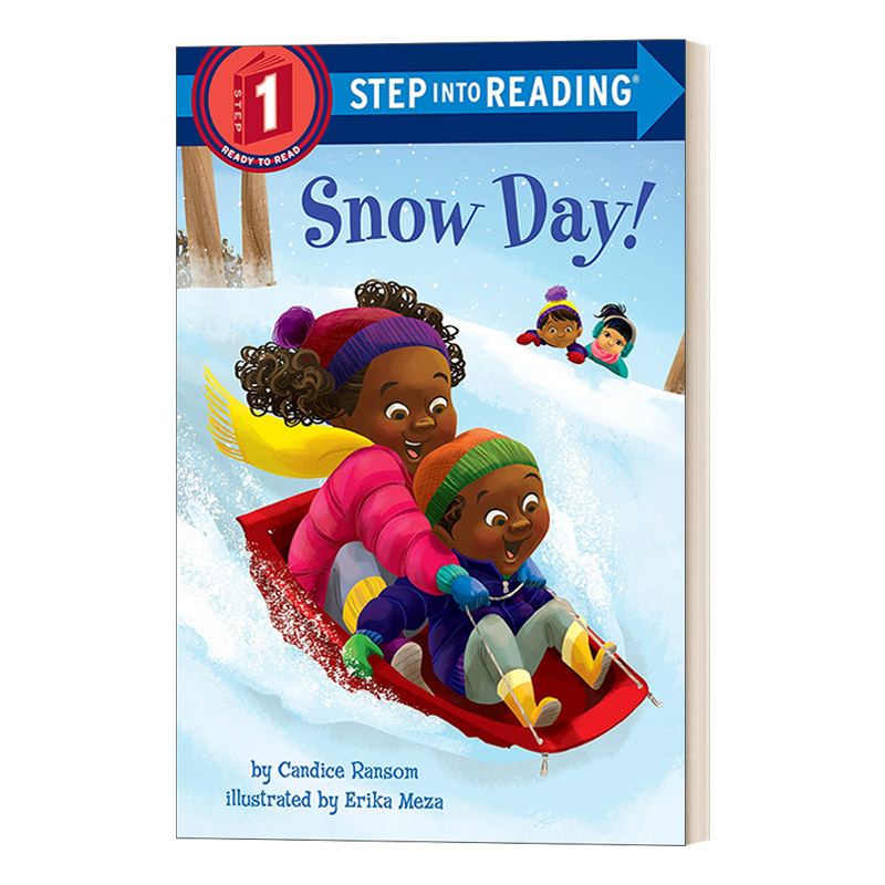 英文原版 Step into Reading 1 Snow Day! 下雪天! 英文版 进口英语原版书籍