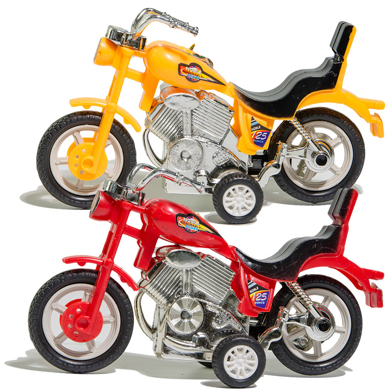 热卖义乌小孩礼物儿童玩具车迷你回力小汽车惯性回力摩托车价