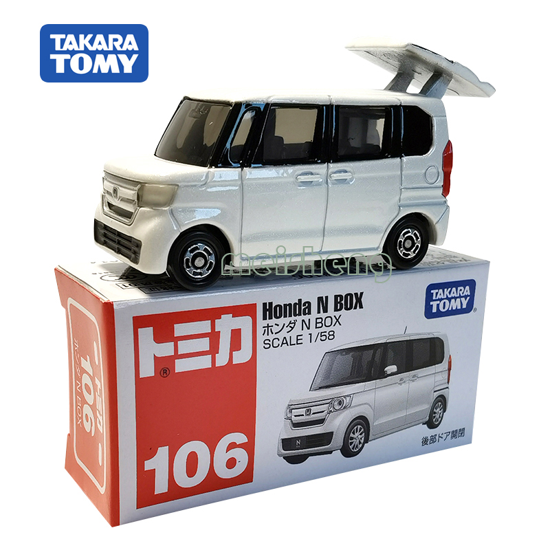 日本TOMY多美卡合金小车模型玩具106号本田N-BOX商务面包车101826